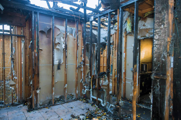 Professional Smoke Damage Removal technician working in Wyandanch, NY